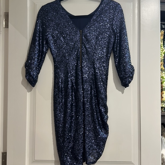 Navy sequin dress - Picture 2 of 2